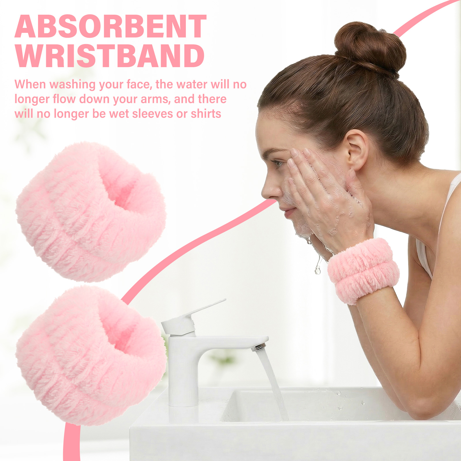 2Pcs Wrist Band Washing Face S - Spa Y Wellness incelemesi ve fiyatı
