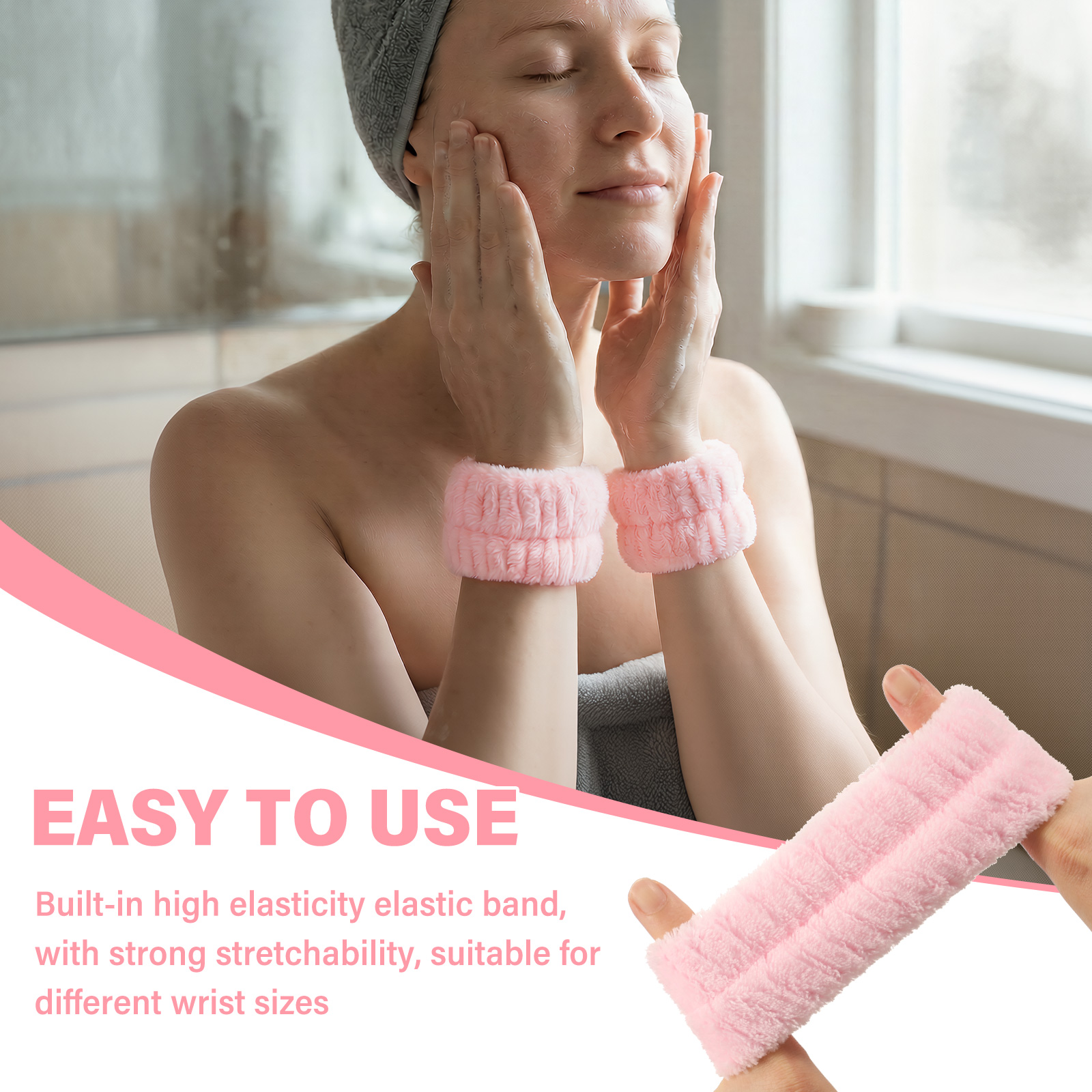 2Pcs Wrist Band Washing Face S - Spa Y Wellness incelemesi ve fiyatı