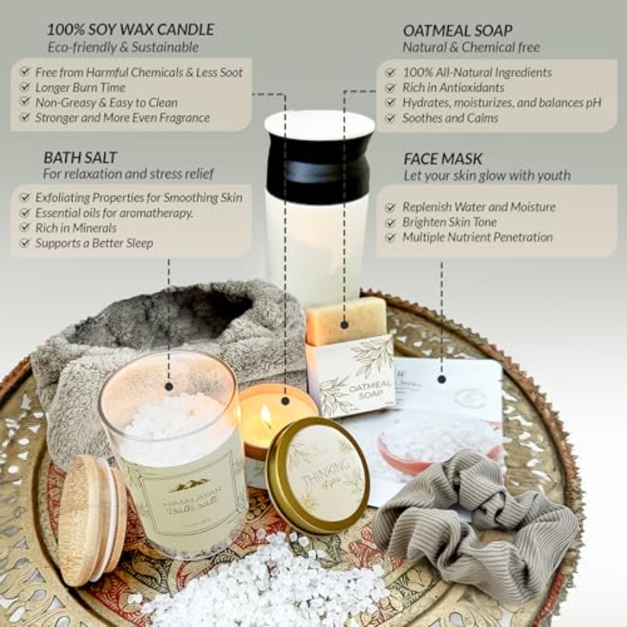 Self Care Gifts for Women 11 P - Spa Wellness Usa incelemesi ve fiyatı