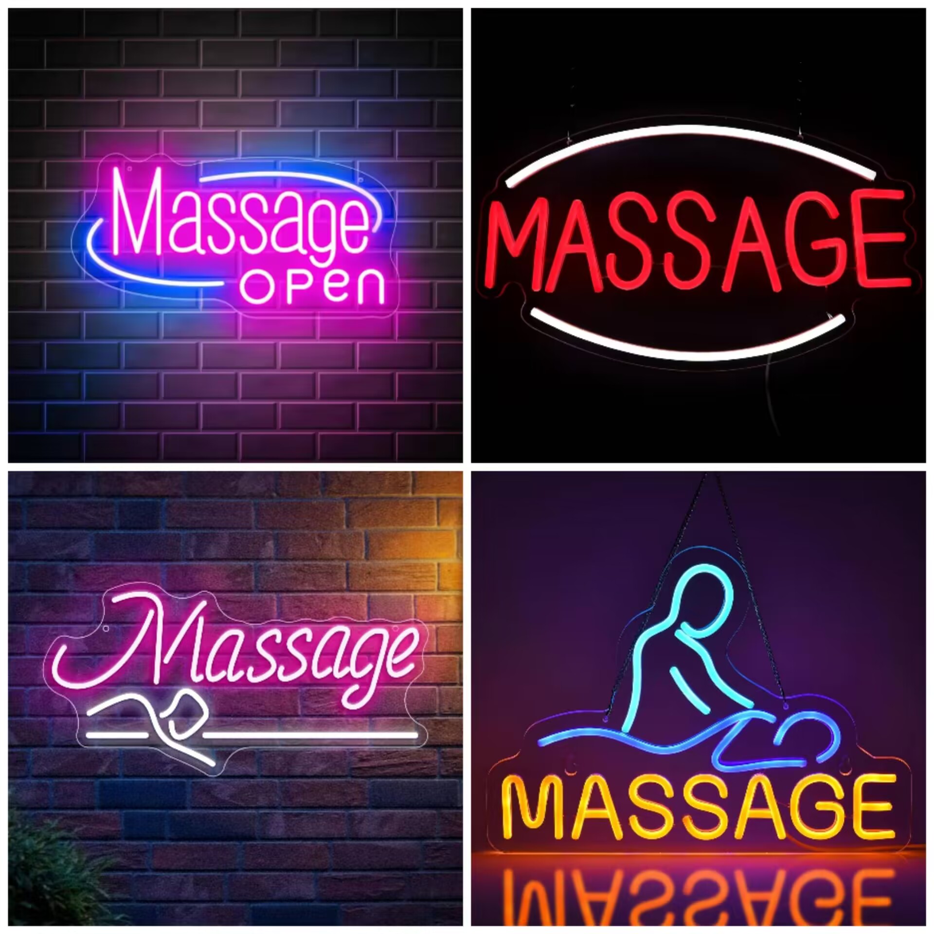 Massage Neon Sign for Wall Dec - Spa Wellness Center incelemesi ve fiyatı