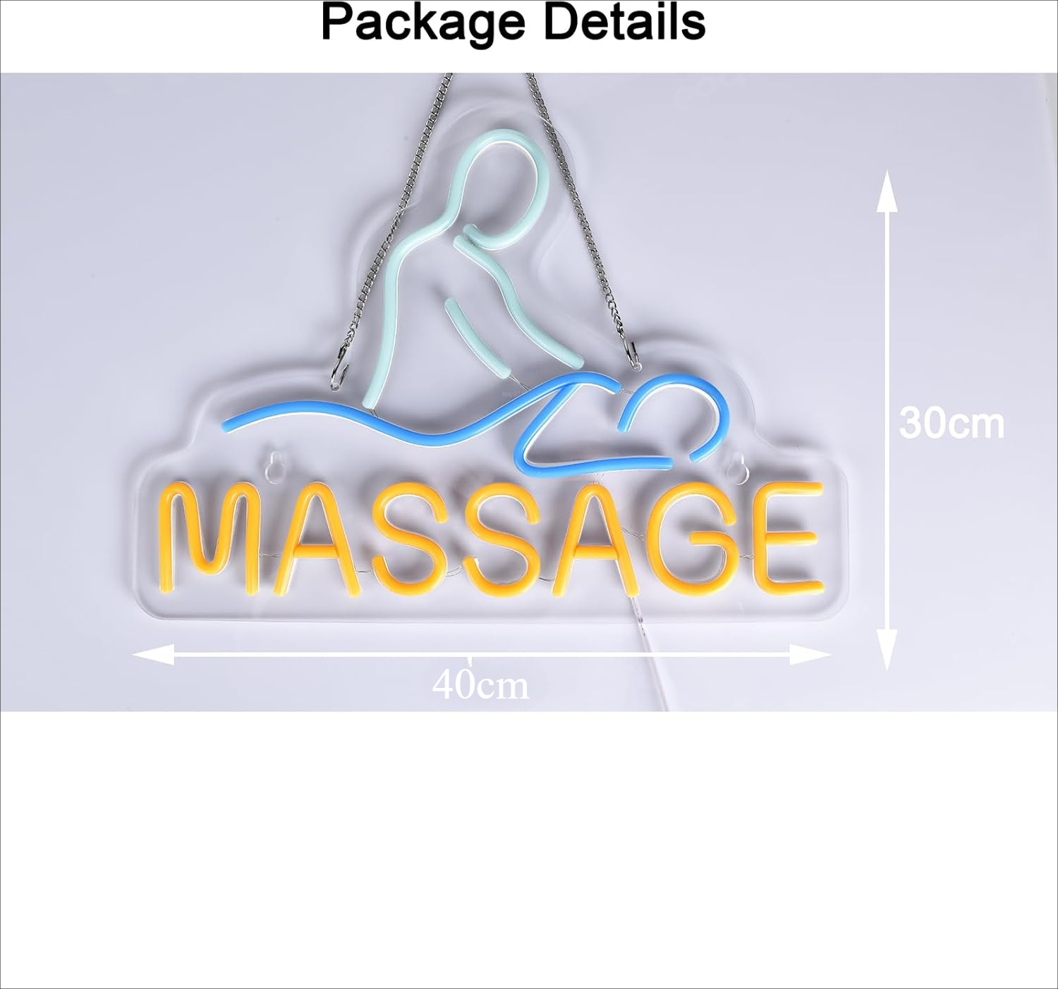 Massage Neon Sign for Wall Dec - Spa Wellness Center incelemesi ve fiyatı