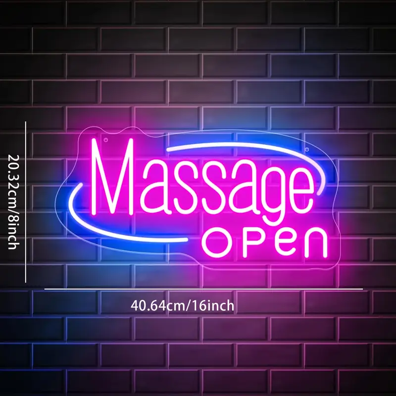 Massage Neon Sign for Wall Dec - Spa Wellness Center incelemesi ve fiyatı