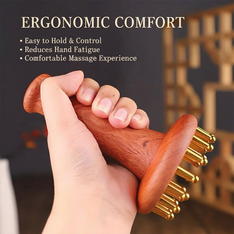 Brass Gua Sha wooden massage t - Spa Y Wellness incelemesi ve fiyatı
