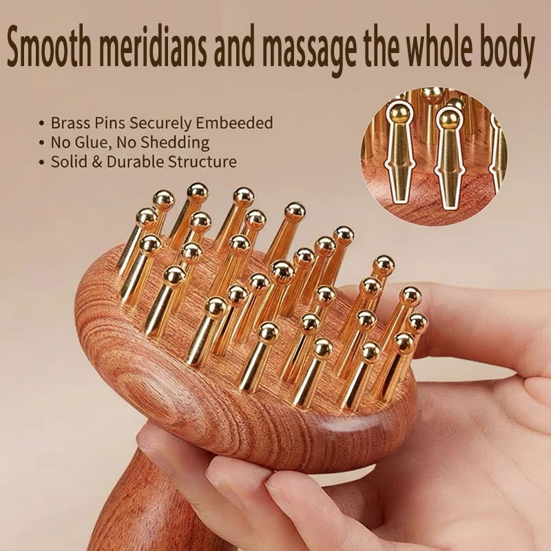 Brass Gua Sha wooden massage t - Spa Y Wellness incelemesi ve fiyatı